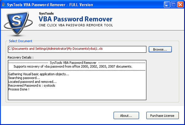 Remove VBA Protection 3.6